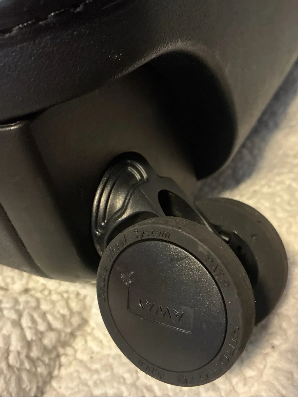 Away Suitcase Carry-On Luggage with Combination Lock Black